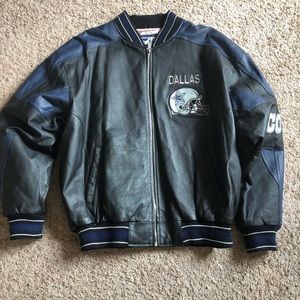 Rare Genuine Leather Dallas Cowboys Jacket